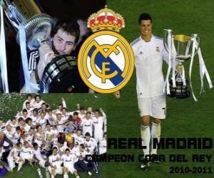 yapboz Real Madrid İspanya Kral Kupası 2010-2011 şampiyonu